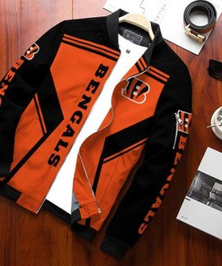 Cincinnati Bengals Bomber Jacket 100 Sport Design