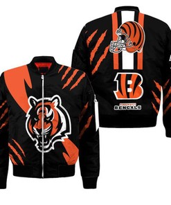 Cincinnati Bengals Bomber Jacket 21 Sport Design