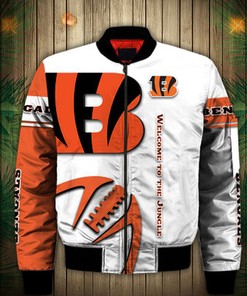 Cincinnati Bengals Bomber Jacket Graphic balls gift for fans