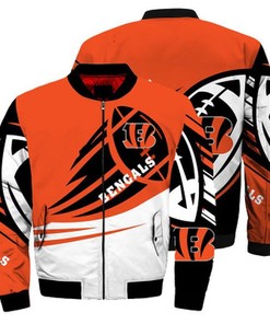 Cincinnati Bengals Bomber Jacket graphic ultra-balls