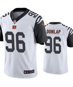 Cincinnati Bengals Carlos Dunlap White Nike Color Rush Limited Jersey
