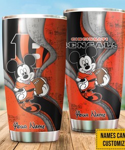 Cincinnati Bengals Custom Name Tumbler - Personalized Edition