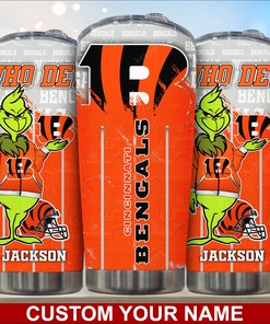 Cincinnati Bengals Custom Name Tumbler - Personalized Edition