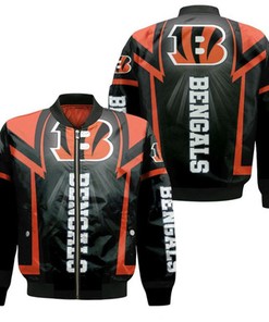 Cincinnati Bengals For Fans Bomber Jacket Model 1390