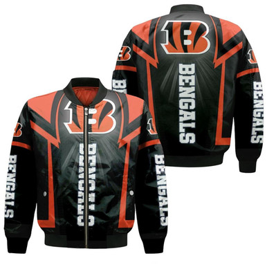 Cincinnati Bengals For Fans Bomber Jacket Model 1390
