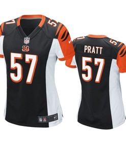 Cincinnati Bengals Germaine Pratt 2019 Nfl Draft Black Game Womens Jersey
