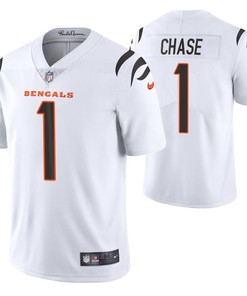 Cincinnati Bengals Jamarr Chase #1 2021 Draft Nfl White Jersey For Fans