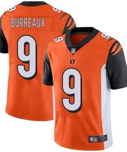 Cincinnati Bengals Joe Burreaux #9 Nfl 2020 Orange Jersey