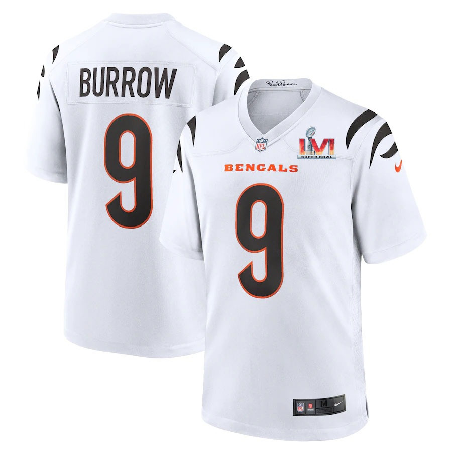 Patch Brodé Super Bowl 2022, Joe Burrow Cincinnati Bengals, édition Limitée