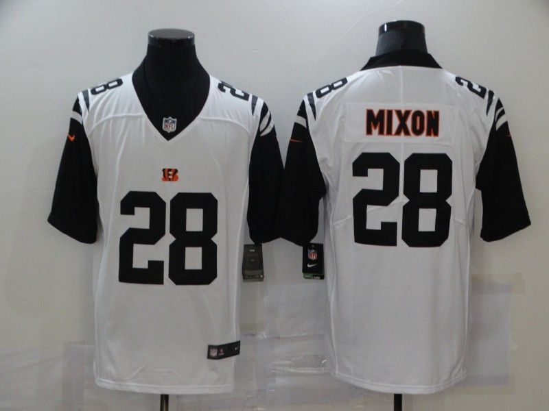 Cincinnati Bengals Joe Mixon #28 Nfl 2020 White Jersey Jersey