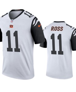 Cincinnati Bengals John Ross White Color Rush Legend Jersey - Mens