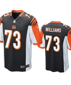 Cincinnati Bengals Jonah Williams 2019 Nfl Draft Black Game Jersey