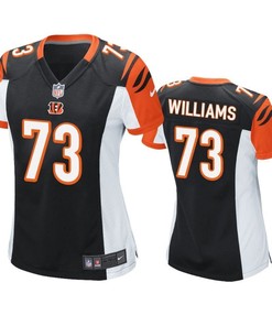 Cincinnati Bengals Jonah Williams 2019 Nfl Draft Black Game Womens Jersey