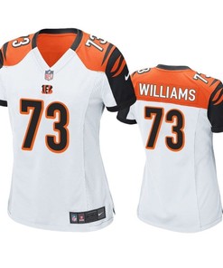 Cincinnati Bengals Jonah Williams 2019 Nfl Draft White Game Womens Jersey