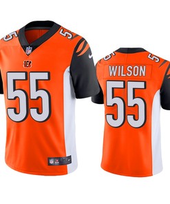 Cincinnati Bengals Logan Wilson Orange Vapor Limited Jersey