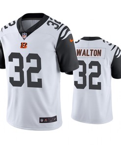 Cincinnati Bengals Mark Walton White Nike Color Rush Limited Jersey