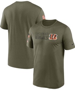 Cincinnati Bengals Men 2022 Salute to Service Legend Team T-Shirt - Olive
