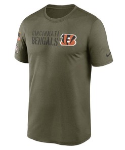Cincinnati Bengals Men 2022 Salute to Service Legend Team T-Shirt - Olive