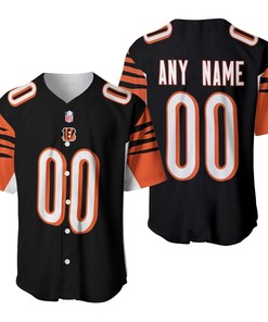 Cincinnati Bengals Nfl American Football Team Black 2019 3d Designed Allover Custom Gift For Bengals Fans Baseball Jersey