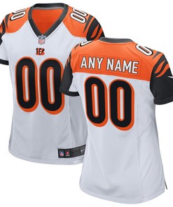 Cincinnati Bengals Nike Womens 2018 Custom Game Jersey - White