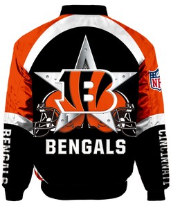 Cincinnati Bengals Super Bowl LVII Champions Running Man Bomber Jacket