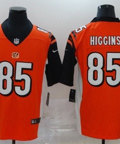 Cincinnati Bengals Tee Higgins #85 Nfl 2020 Orange Jersey