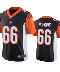 Cincinnati Bengals Trey Hopkins Black 100th Season Vapor Limited Jersey