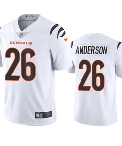 Cincinnati Bengals Tycen Anderson 26 White Vapor Limited Jersey