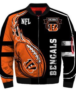 Cincinnati Bengals bomber jacket winter coat gift for men
