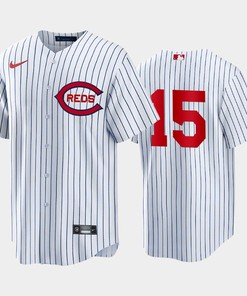 Cincinnati Reds 15 Nick Senzel White 2022-23 Field of Dreams Jersey Men's