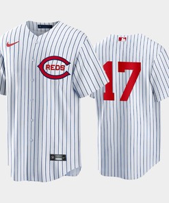 Cincinnati Reds 17 Kyle Farmer White 2022-23 Field of Dreams Jersey Men's