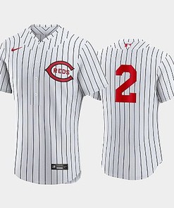 Cincinnati Reds 2022-23 Field of Dreams White 2 Jose Barrero Jersey