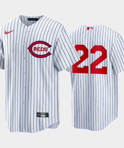 Cincinnati Reds 22 Brandon Drury White 2022-23 Field of Dreams Jersey Men's