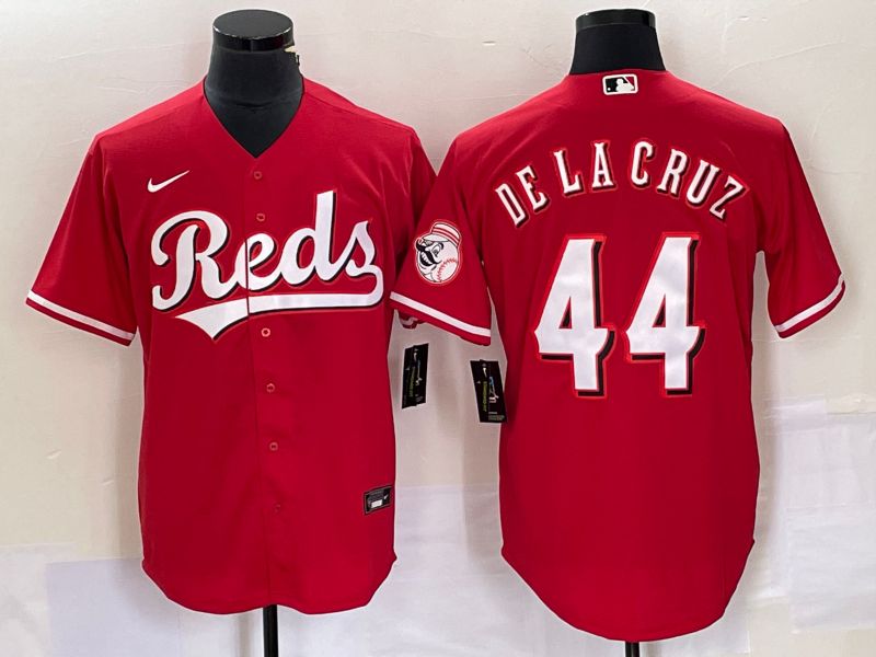Cincinnati Reds #44 Elly De La Cruz Jersey - Red