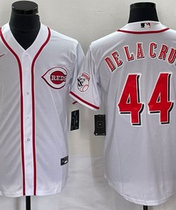 Cincinnati Reds #44 Elly De La Cruz Jersey - White
