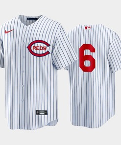 Cincinnati Reds 6 Jonathan India White 2022-23 Field of Dreams Jersey Men's