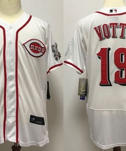 Cincinnati Reds Joey Votto #19 2020 Mlb White Jersey