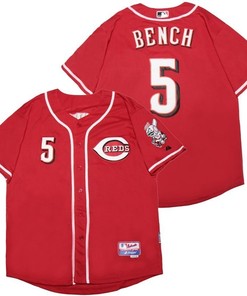 Cincinnati Reds Johnny Bench #5 2020 Mlb Red Jersey