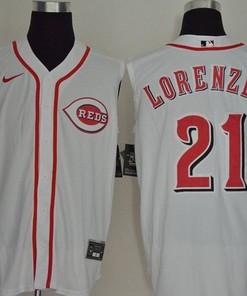 Cincinnati Reds Michael Lorenzen 21 2020 Mlb White Jersey