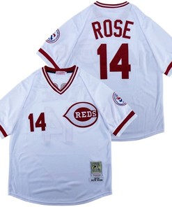 Cincinnati Reds Pete Rose #14 2020 Mlb White Jersey