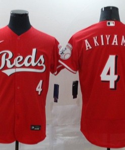 Cincinnati Reds Shogo Akiyama #4 2020 Mlb Red Jersey