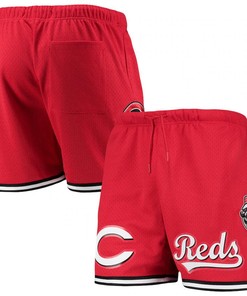 Cincinnati Reds Team Standard Mesh Shorts - Red