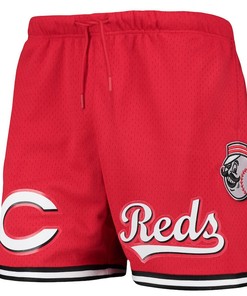 Cincinnati Reds Team Standard Mesh Shorts - Red