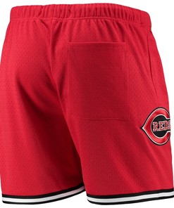 Cincinnati Reds Team Standard Mesh Shorts - Red