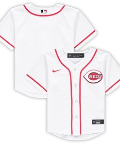 Cincinnati Reds Toddler Replica Team Jersey - White Mlb