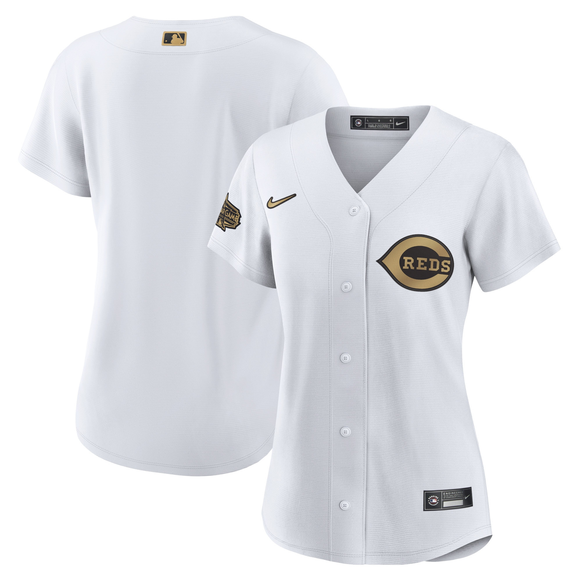 Cincinnati Reds Womens 2022 Mlb All-star Game Replica Blank Jersey - White Mlb
