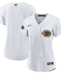 Cincinnati Reds Womens 2022 Mlb All-star Game Replica Blank Jersey - White Mlb
