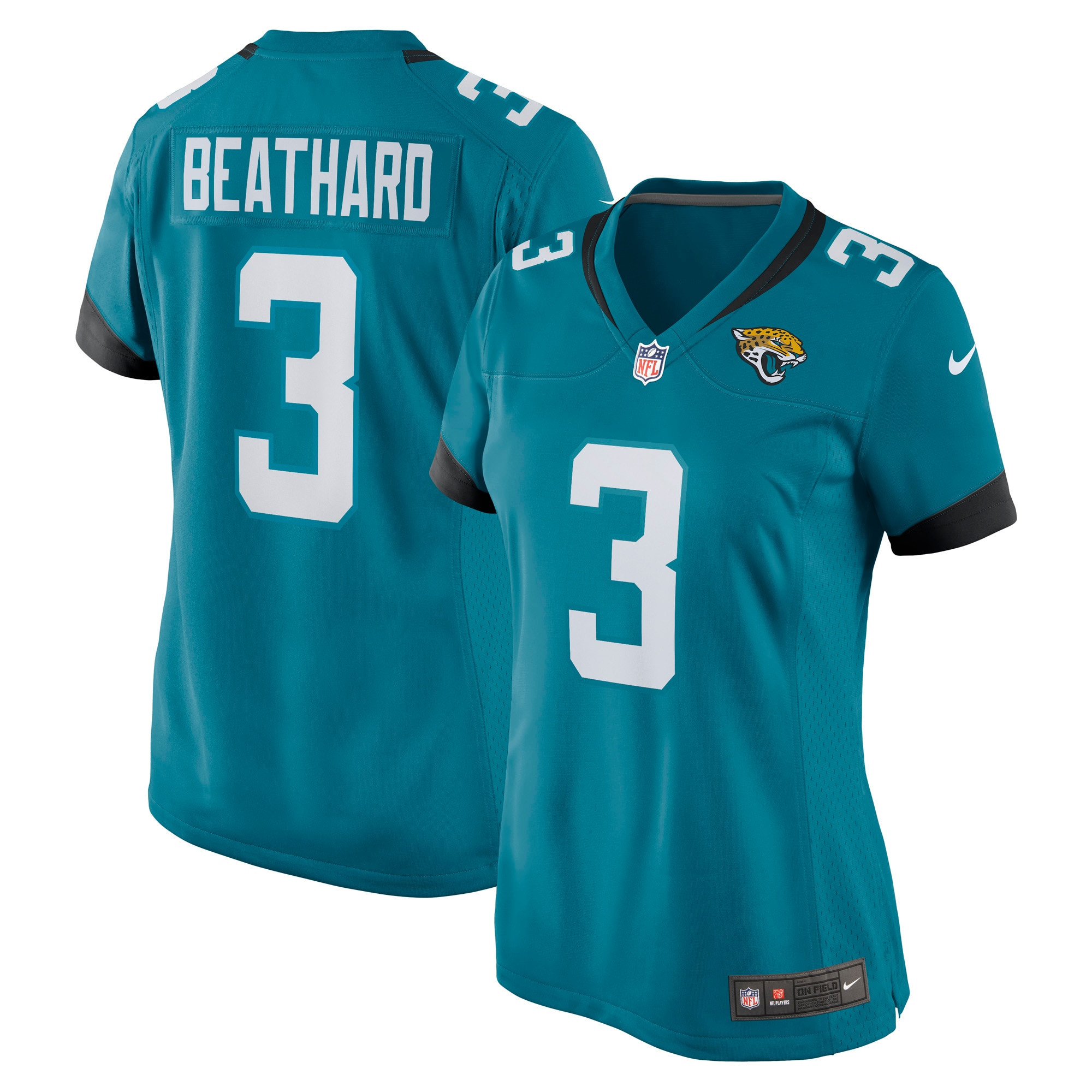 C.j. Beathard Jacksonville Jaguars Womens Game Jersey - Teal Nfl