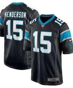 C.j. Henderson Carolina Panthers Game Jersey - Black Nfl