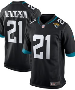 C.j. Henderson Jacksonville Jaguars Game Jersey - Black Nfl